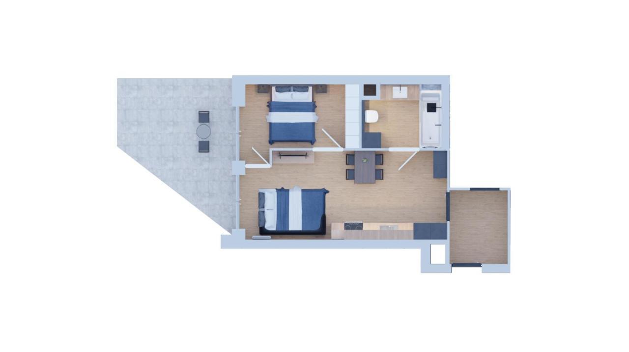 Ferienwohnung High Standard Garden Oasis Krakau Exterior foto